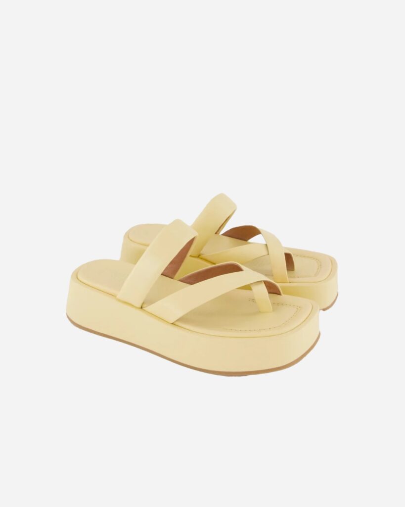 Bronwyn Footwear Billie sandal in 'Butter', $349