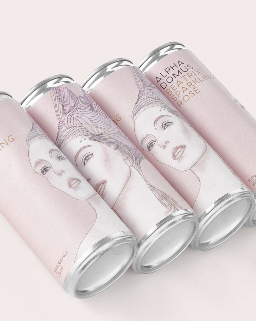 Beatrix Sparkling Rosé Can.