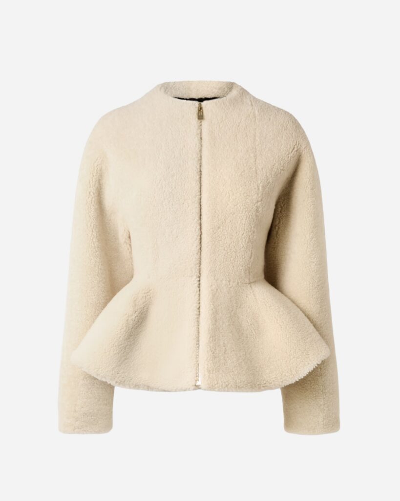 Peplum Edit_ALAÏA Shearling jacket $12100